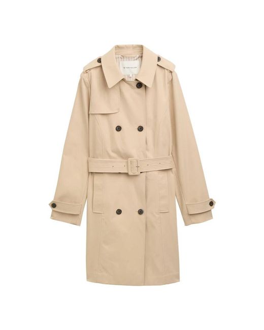 Tom Tailor Natural Klassischer Trenchcoat