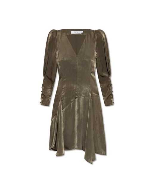 IRO Kleedjes ,Groen ,Polyester Jurk Emerila in het Green