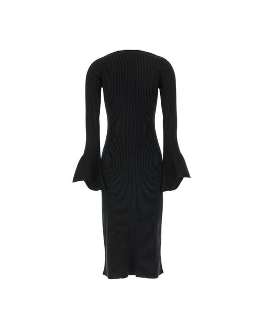 Proenza Schouler Black Knitted Dresses