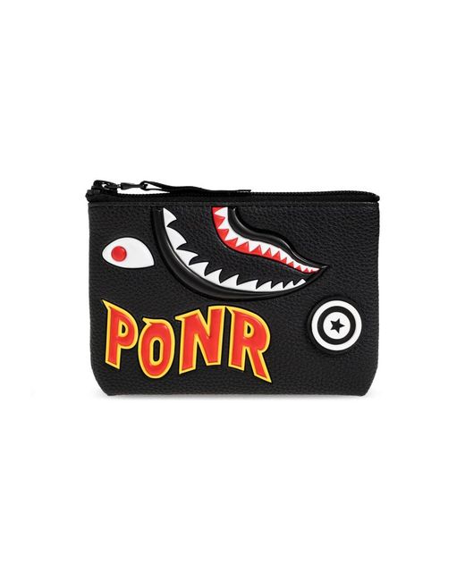 A Bathing Ape Shark Pouch in Black für Herren
