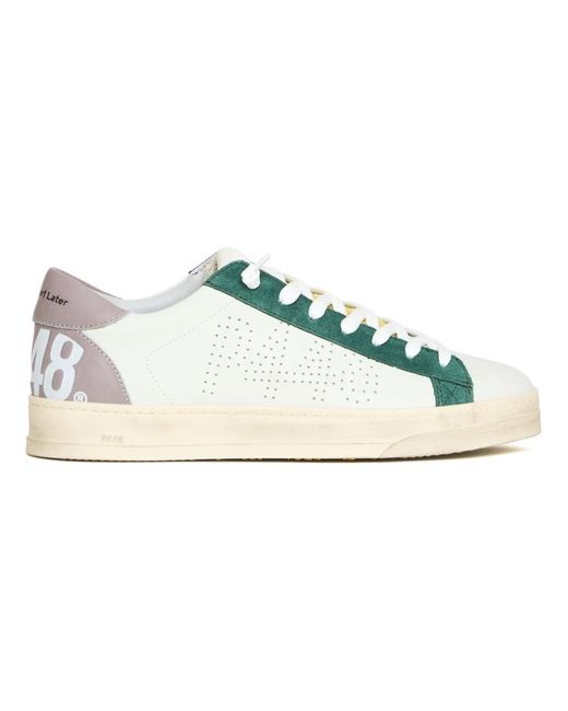 P448 Jack Sneaker in het White voor heren