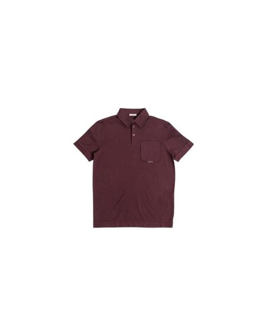 Moncler Purple Polo Shirts for men