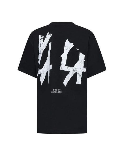 44 Label Group Black T-Shirts for men