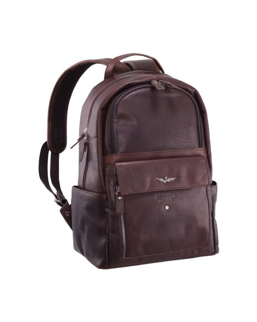Aeronautica Militare Vintage rucksack am-355 in Brown für Herren