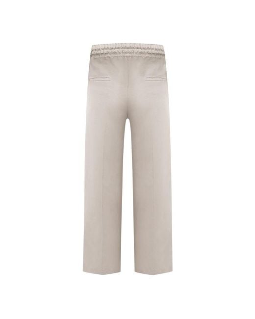 Cambio Gray Cropped Trousers