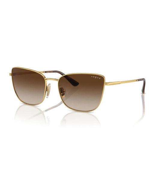 Tortoise gold/brown shaded occhiali da sole di Vogue