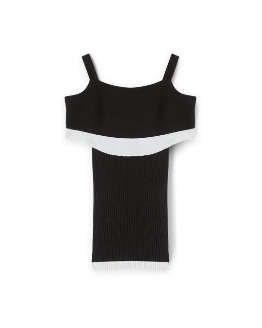 V-Neck Knitwear di mötivi in Black