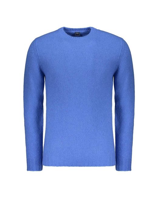 Fedeli Langarmpullover in Blue für Herren