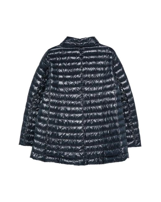 Herno Reversible A-Shape Jacket in het Blue