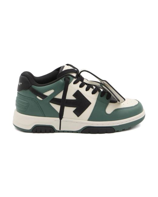 Off-White c/o Virgil Abloh Groene Sneakers Hybride Ontwerp Rubberen Zool in het Multicolor voor heren