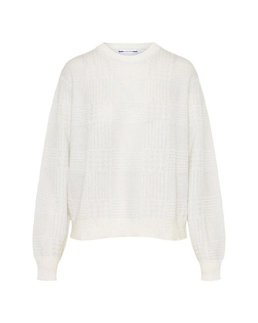 Jacob Cohen White Round-Neck Knitwear