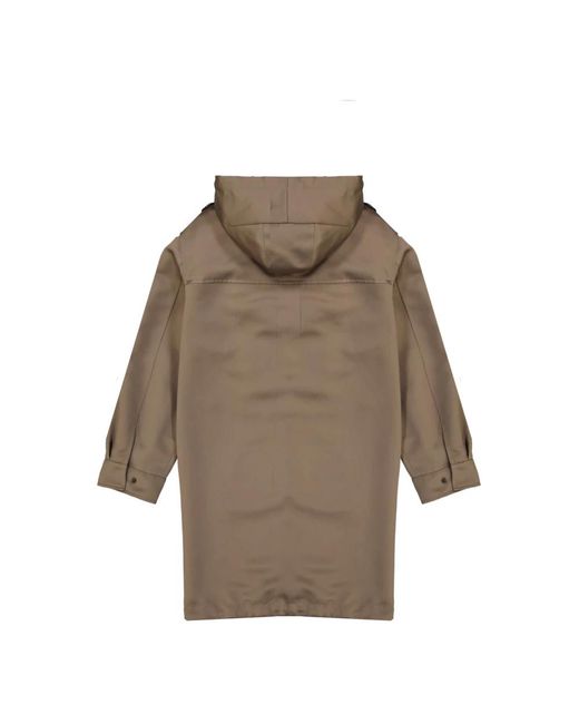 Blend cotton parka Brunello Cucinelli de color Brown