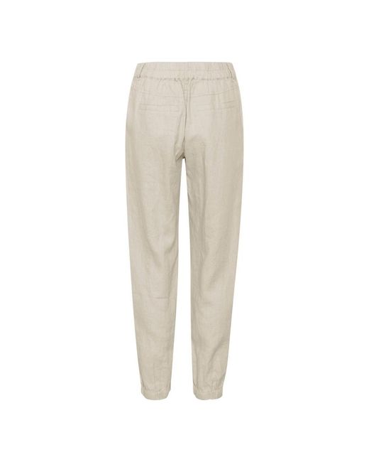 Part Two Natural Tapered Trousers