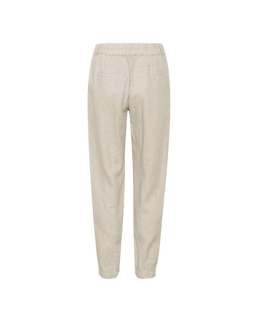 Part Two Natural Tapered Trousers
