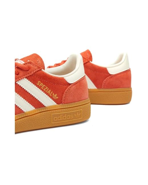 Adidas Vintage handball spezial sneakers in Orange für Herren