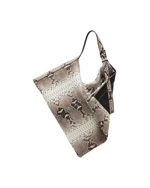 Biaggini Gray Python schultertasche