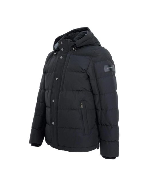 Woolrich Black Winter Jackets for men