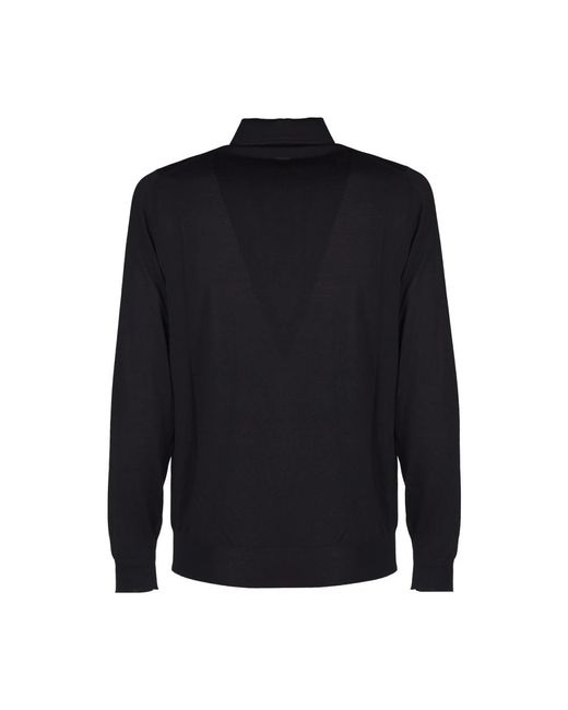 FILIPPO DE LAURENTIIS Rondgebreide Trui in het Blue voor heren