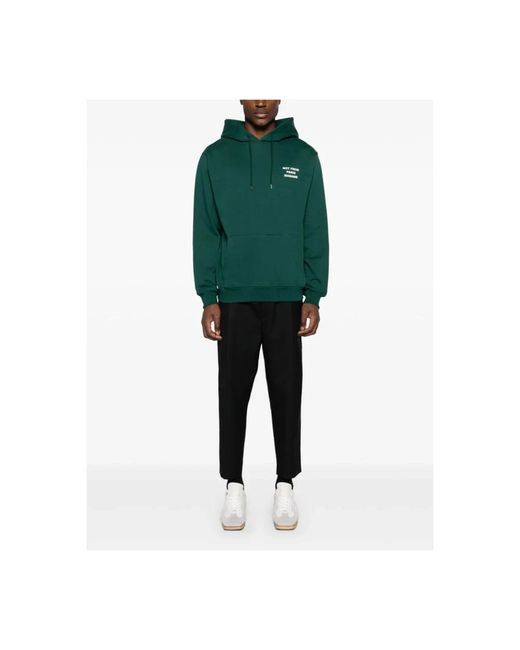 Drole de Monsieur Hoodie Met Logo-Print in het Green voor heren