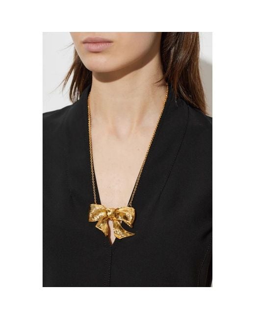Moschino Metallic Necklaces