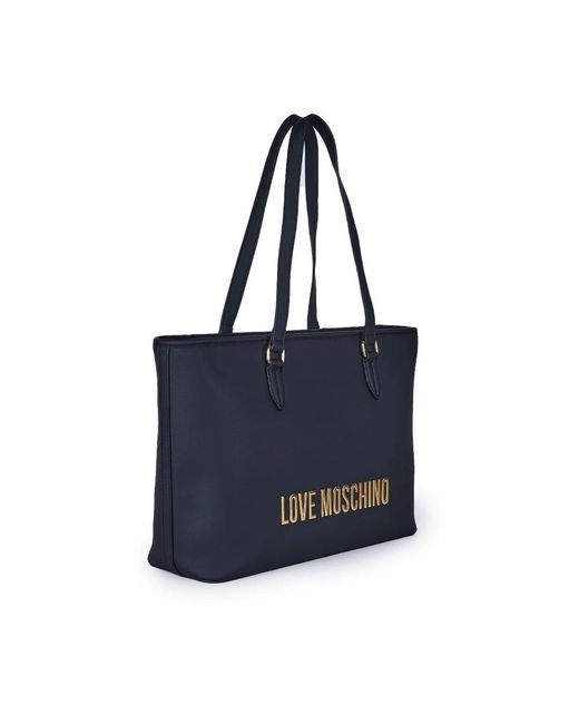 Love Moschino Blue Tote Bags