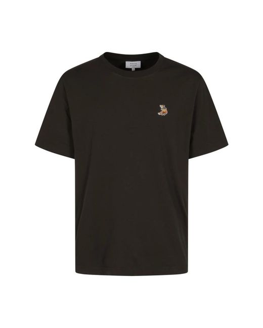 Maison Kitsuné Black T-Shirts for men