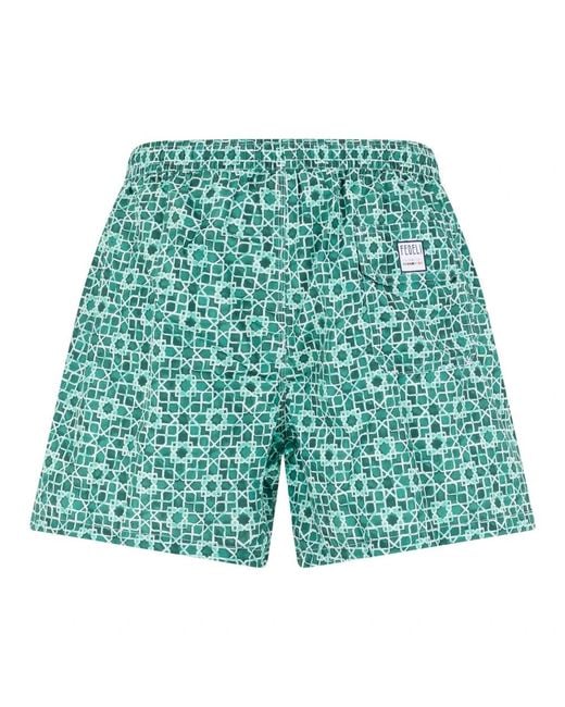 Fedeli Green Beachwear for men