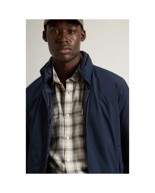 Woolrich Cloud Bomber in het Blue voor heren