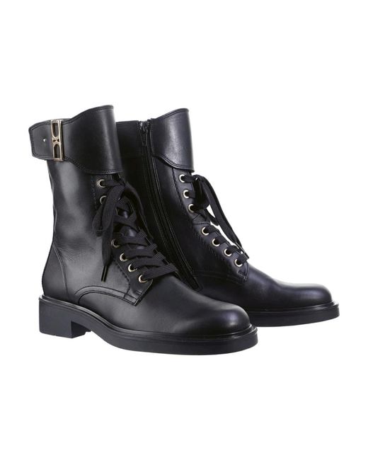 Högl Black Lace-Up Boots