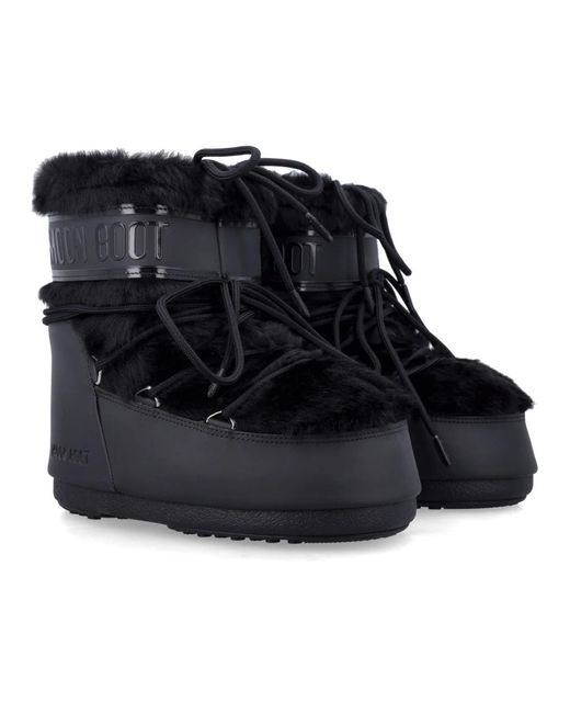Moon Boot Black Winter Boots