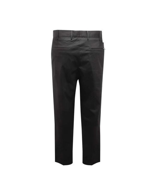 PT01 Black Slim-Fit Trousers for men