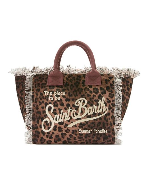 Mc2 Saint Barth Brown Tote Bags