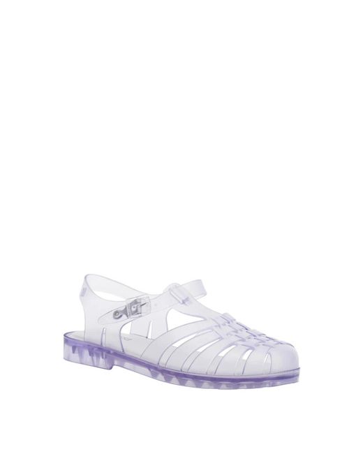 Melissa White Flat Sandals