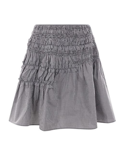 CECILIE BAHNSEN Gray Short Skirts