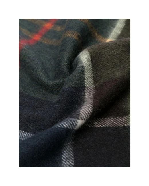 Barbour Green Winter Scarves for men