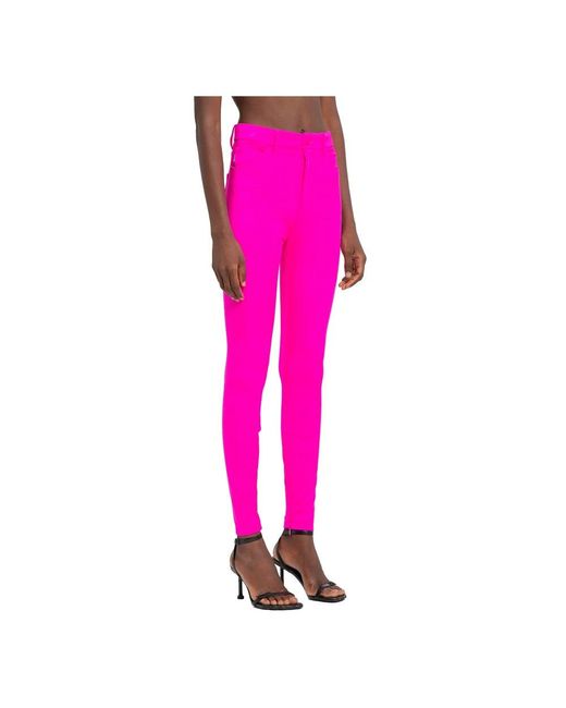 Balenciaga Pink Slim-Fit Trousers