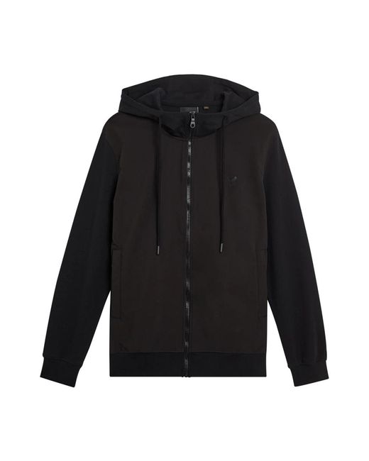 Lyle & Scott Black Zip-Throughs for men