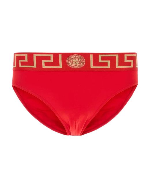 Beachwear Versace de hombre de color Red