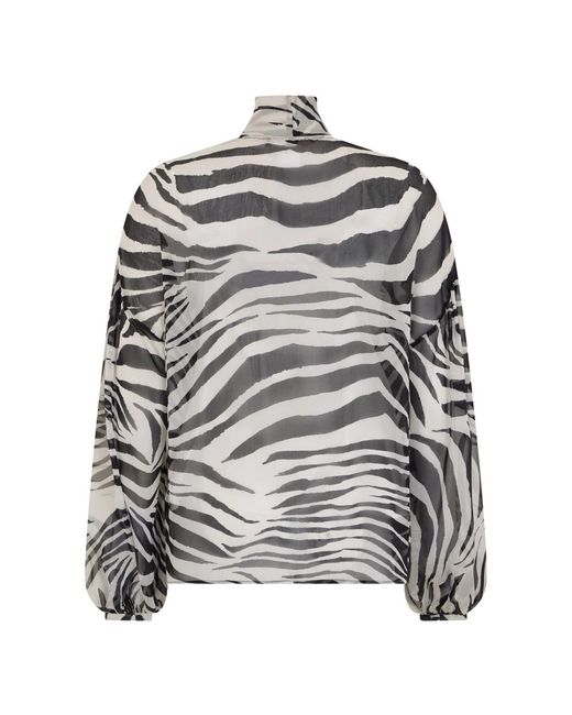 Max Mara Gray Blouses