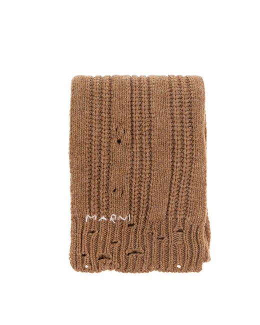 Winter Scarves di Marni in Brown da Uomo