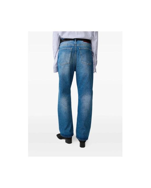 Studio Nicholson Jeans ,Blauw ,Katoen Denjo Jeans in het Blue