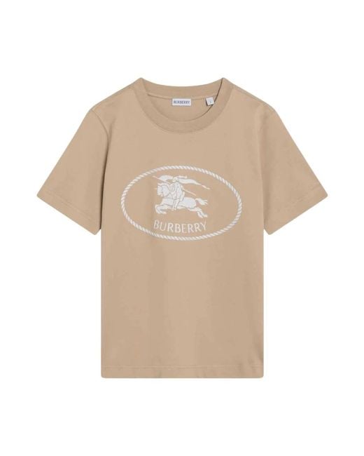 Burberry Natural T-Shirts
