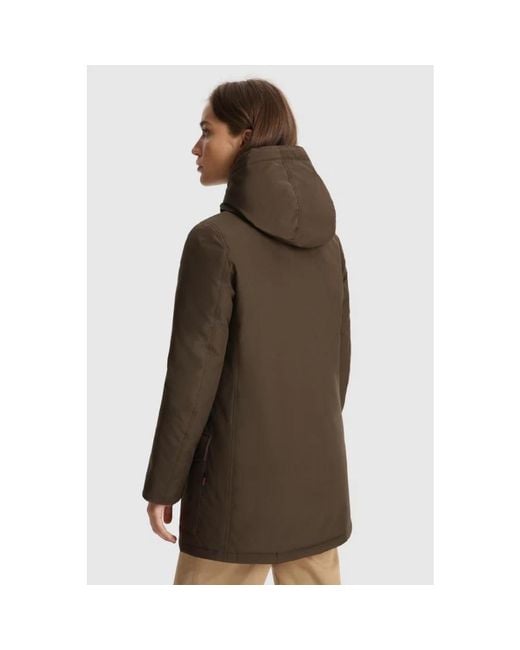 Woolrich Jassen ,Groen ,Arctic Parka in het Brown