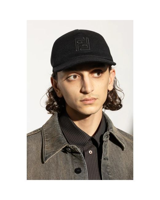 Fendi Black Caps for men