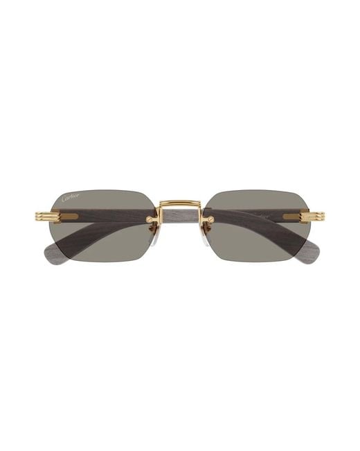 Cartier Metallic Sunglasses for men