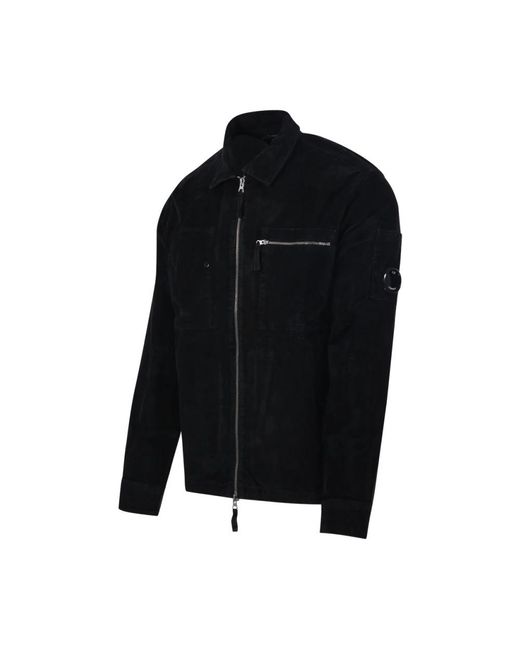 C P Company Black Light Jackets for men