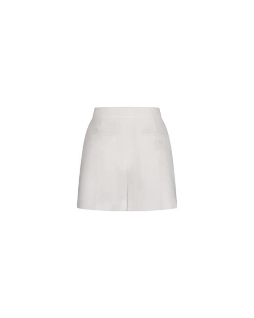Fendi White Short Shorts