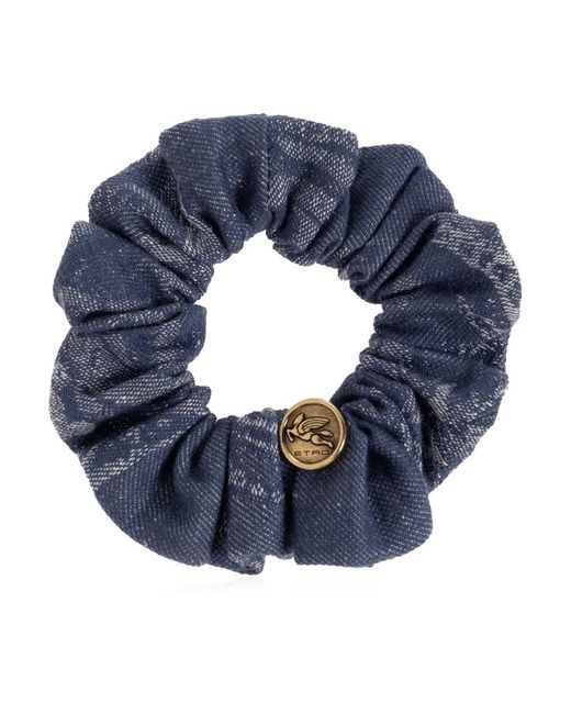 Etro Blue Haargummi