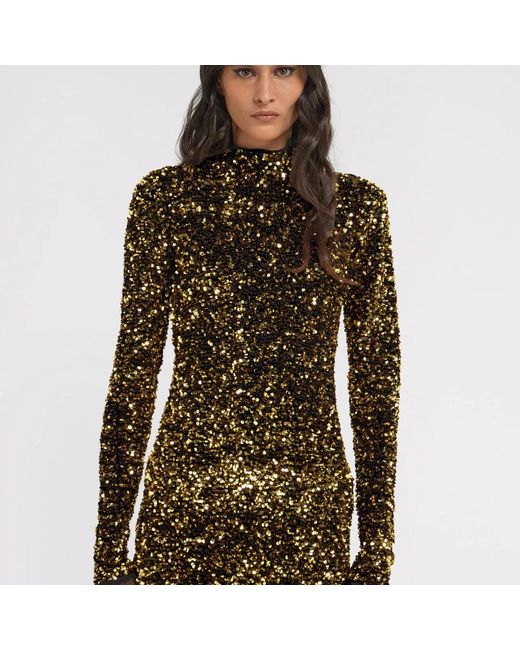 Roberto Cavalli Brown Short Dresses