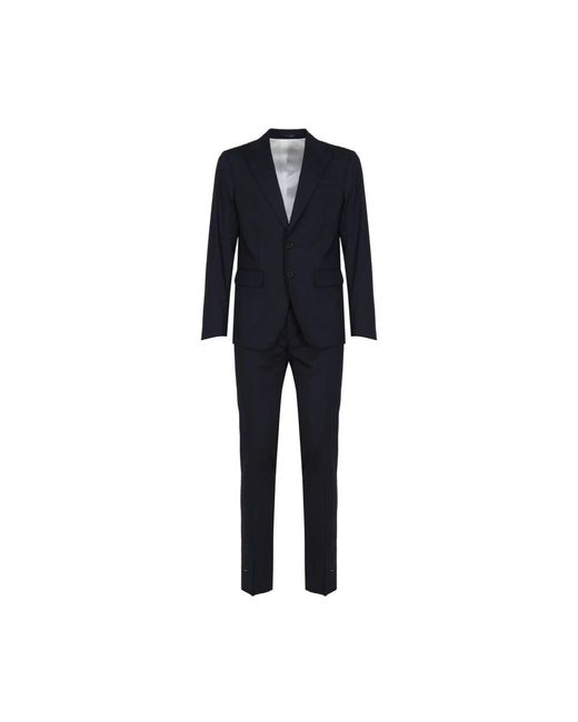 DSquared² Blue Single Breasted Suits for men